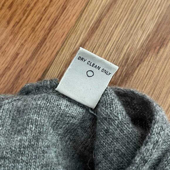 VTG Como Sport Italy Wool Cashmere Sweater Vest Womens M Grey For Repair or DIY - Picture 5 of 10